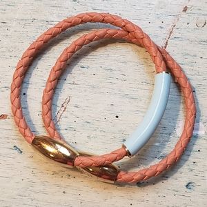 Leather bracelet Pair